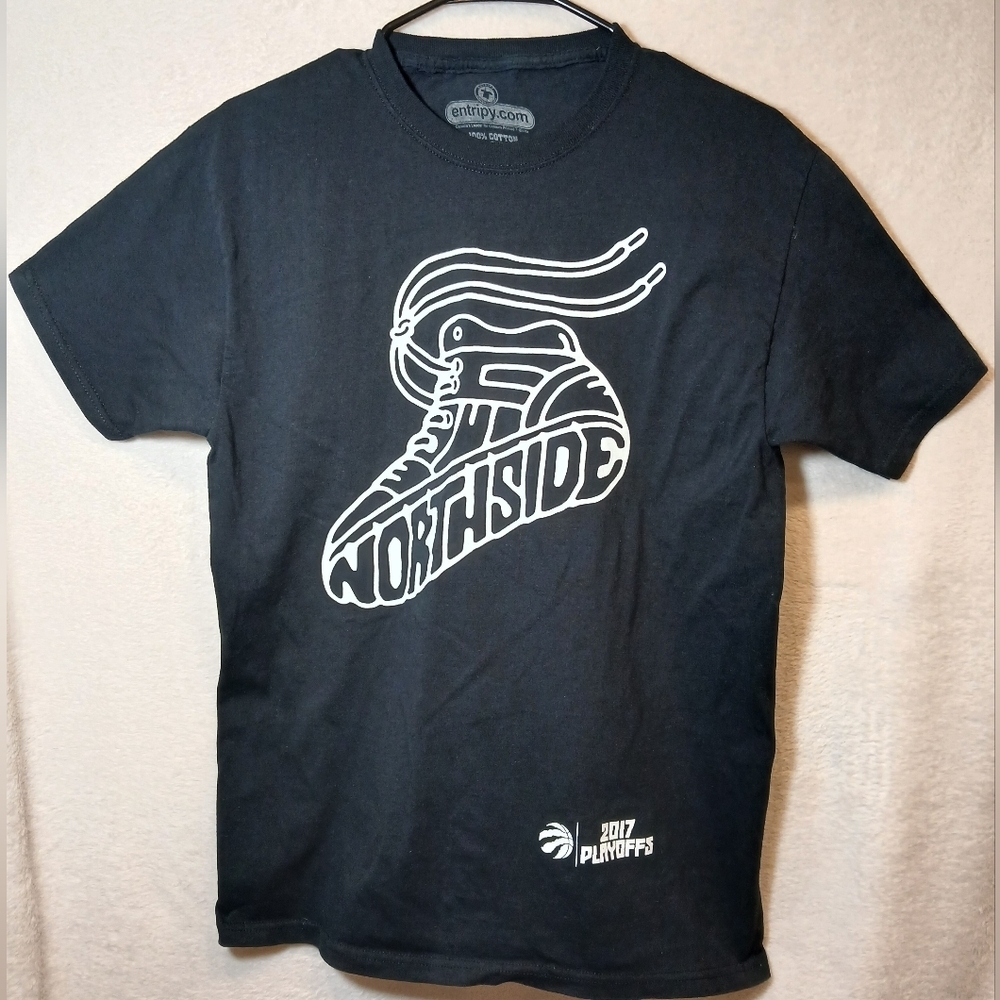 Entripy.com  Toronto Raptor 2017 NBA Playoffs Black Short Sleeve T-shirt